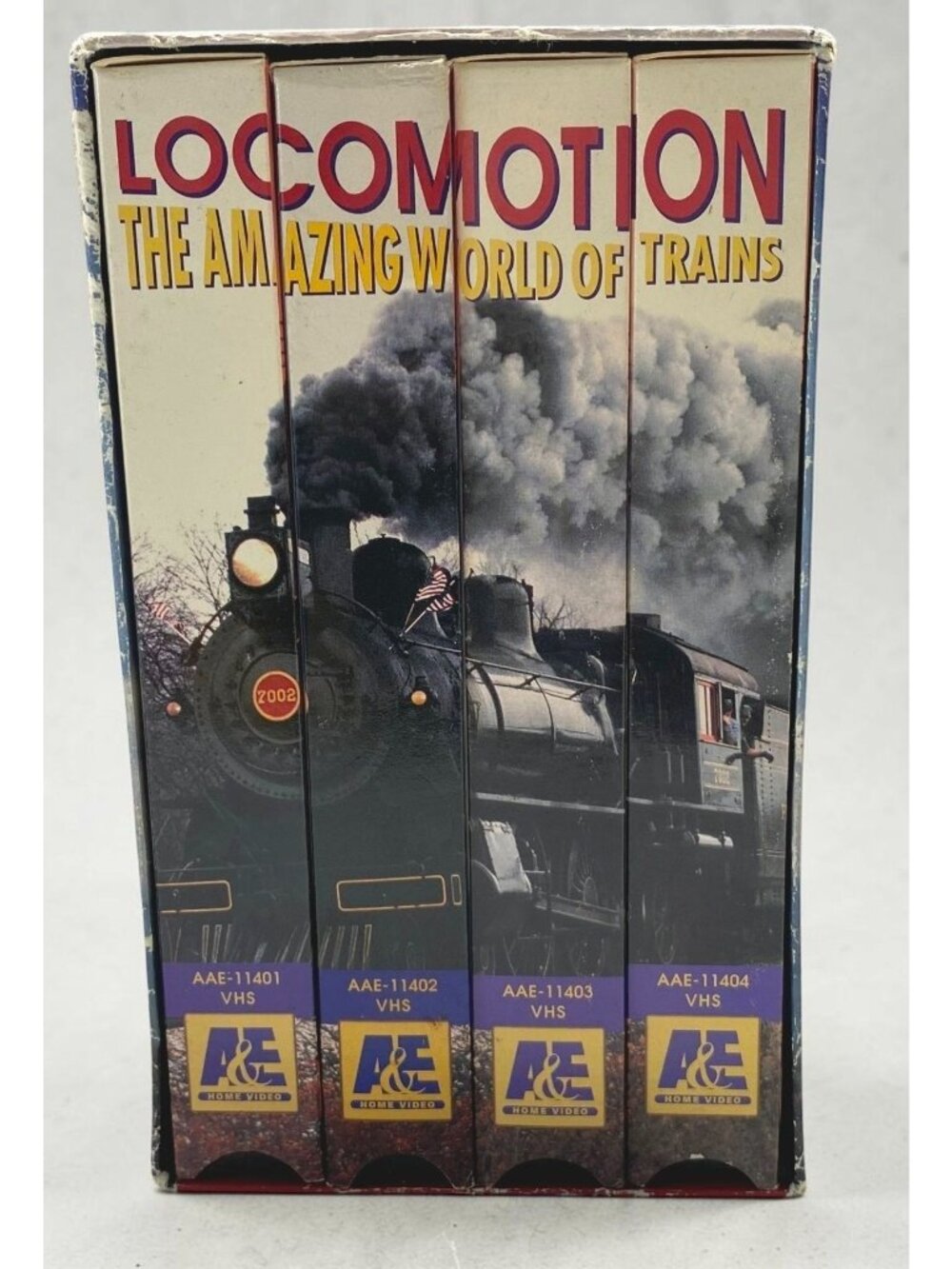 Locomotion Amazing World of Trains VHS A&E Home Video Documentary Set 4 Tapes